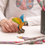 Blauwe Ara Papegaai - Speeldieren Papo - In den Olifant