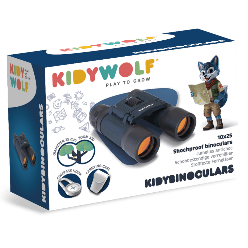 Blauwe verrekijker Kidybinoculars - Actief buitenspeelgoed Kidywolf - In den Olifant