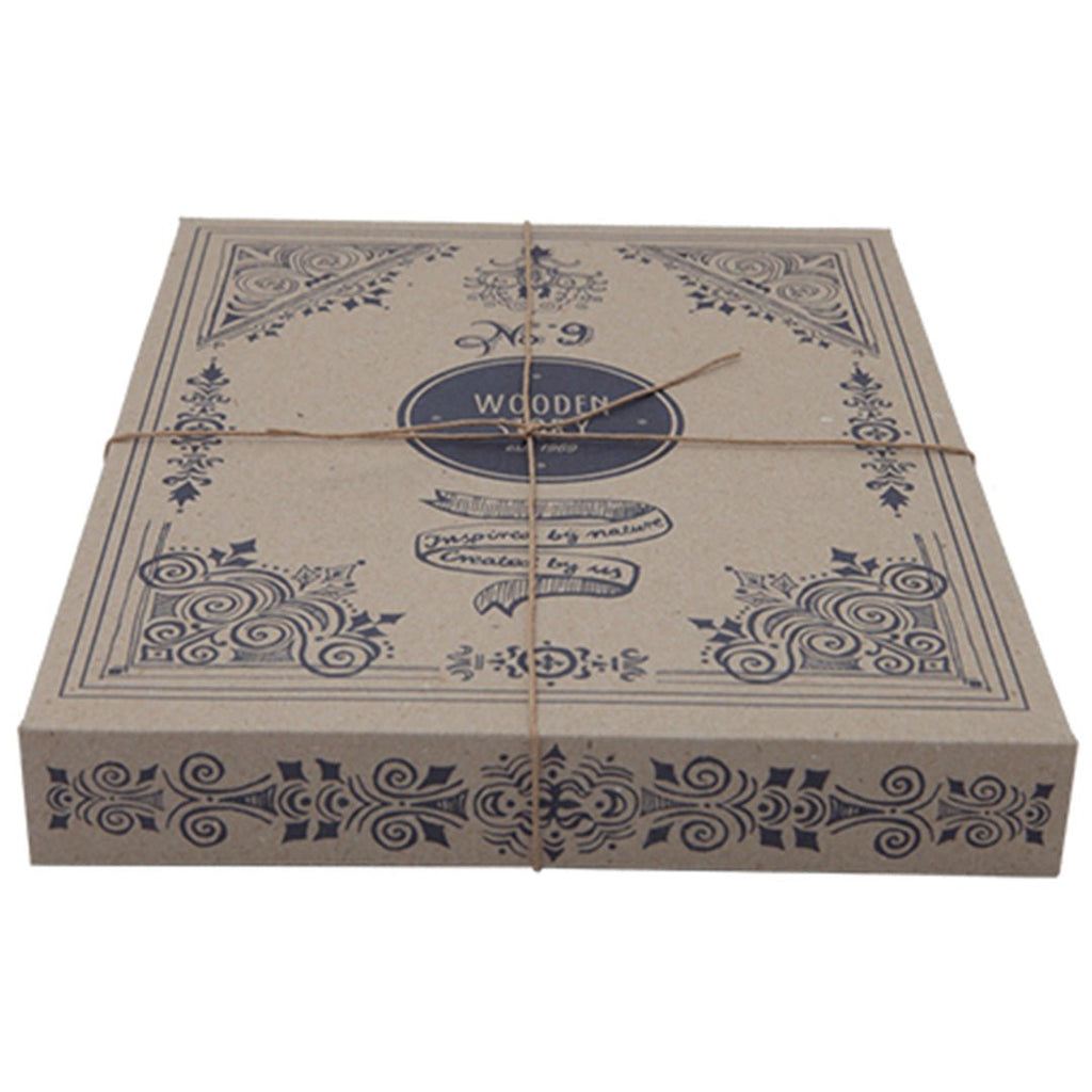 Blokkendoos Natural Blocks In Tray - 30 pcs - Houten blokken Wooden Story - In den Olifant