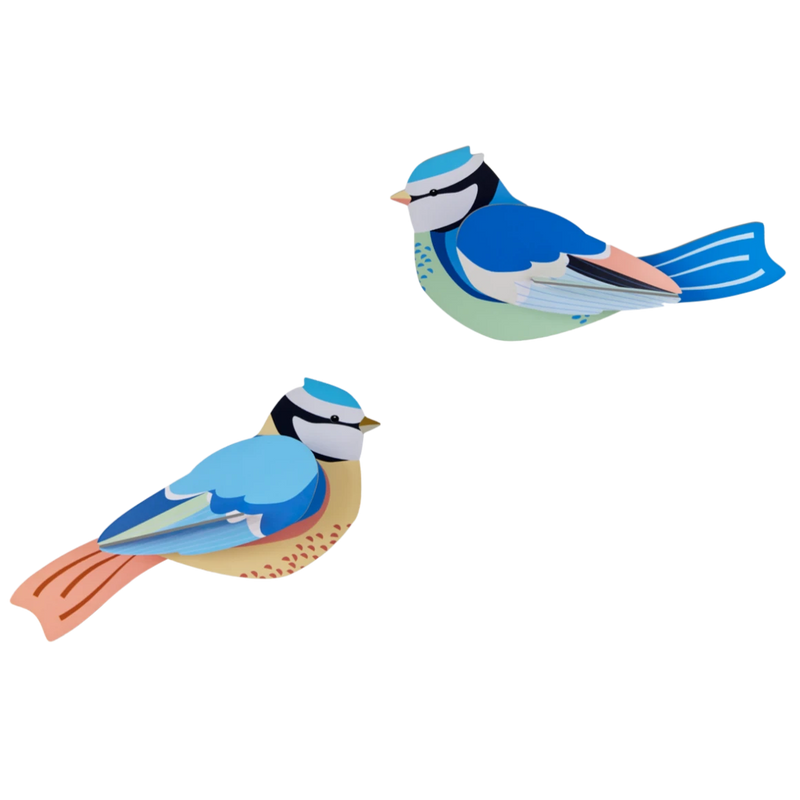 Muurdecoratie Wall Art Garden Birds - Blue Tits