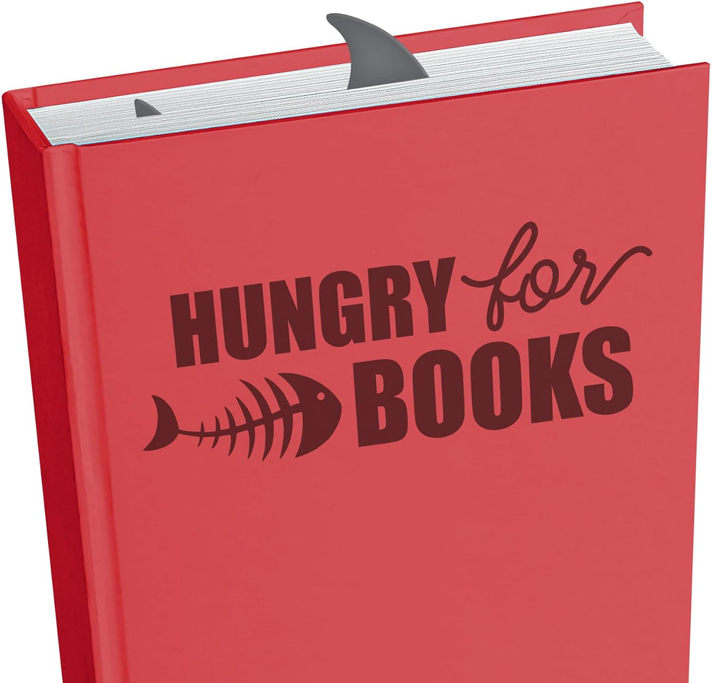 Boekenlegger Hungry For Books - Shark - Kleine cadeautjes Legami - In den Olifant