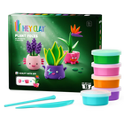 Boetseerset Plant Folks - 15 potjes - Boetseren Hey Clay - In den Olifant