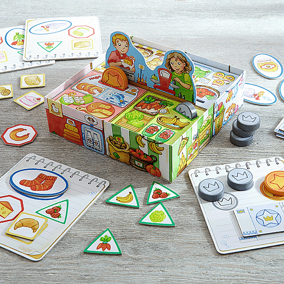 Boodschappen Doen - Mijn Eerste Spellen - Bordspellen Haba - In den Olifant