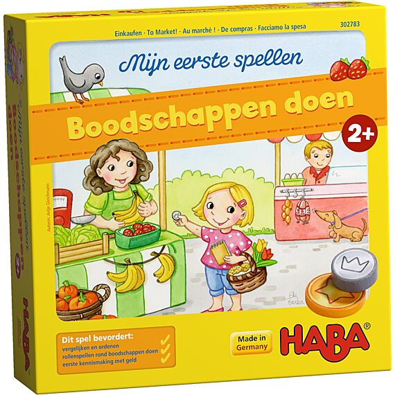 Boodschappen Doen - Mijn Eerste Spellen - Bordspellen Haba - In den Olifant