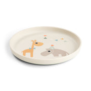 Bord met anti - slip rand - Foodie plate Celebration Sand - Aan tafel Done by Deer - In den Olifant