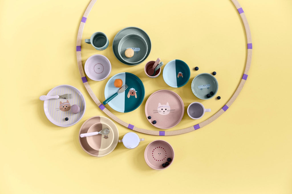 Bord PP/Cellulose Tiny Team Cat - Aan tafel Lässig - In den Olifant