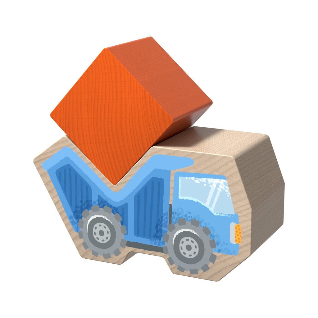 Bordspel Mijn Eerste Spellen - Block by Block - Coöperatieve gezelschapsspellen Haba - In den Olifant