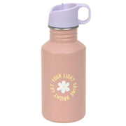 Bottle Stainless Steel Pattern Party rose/lilac - Drinkflessen Lässig - In den Olifant