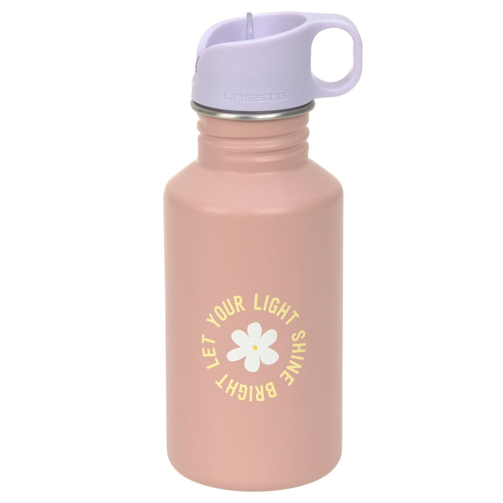 Bottle Stainless Steel Pattern Party rose/lilac - Drinkflessen Lässig - In den Olifant