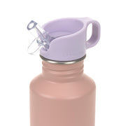 Bottle Stainless Steel Pattern Party rose/lilac - Drinkflessen Lässig - In den Olifant