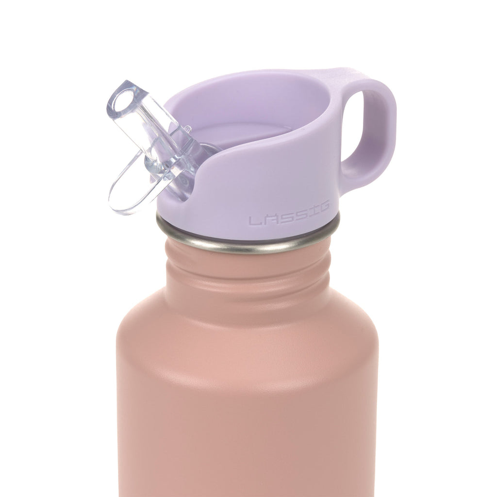 Bottle Stainless Steel Pattern Party rose/lilac - Drinkflessen Lässig - In den Olifant