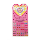 Heart Sticker Plakoorbellen - 30 Paar