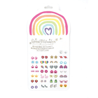 Rainbow Love Plakoorbellen - 30 Paar