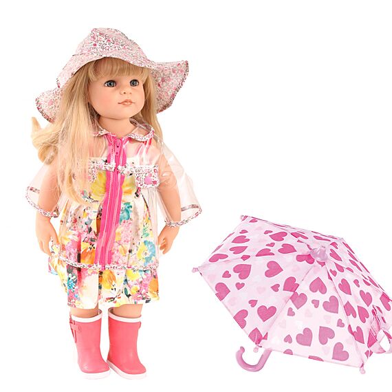 Boutique, Combi "Rainy Day", Voor Staanpoppen 45 - 50 Cm (Inhoud: 5 - Delig) - Poppenkleding Götz - In den Olifant