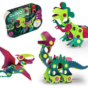 Bouwset met magneten Dino Discovery Pack - 22 onderdelen - Magnetische bouwspeelgoed Clixo - In den Olifant