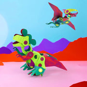 Bouwset met magneten Dino Discovery Pack - 22 onderdelen - Magnetische bouwspeelgoed Clixo - In den Olifant