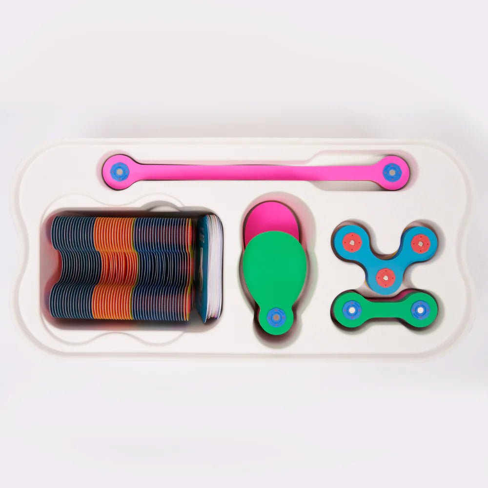 Bouwset met magneten Educatie Pack - set van 100 onderdelen - Magnetische bouwspeelgoed Clixo - In den Olifant