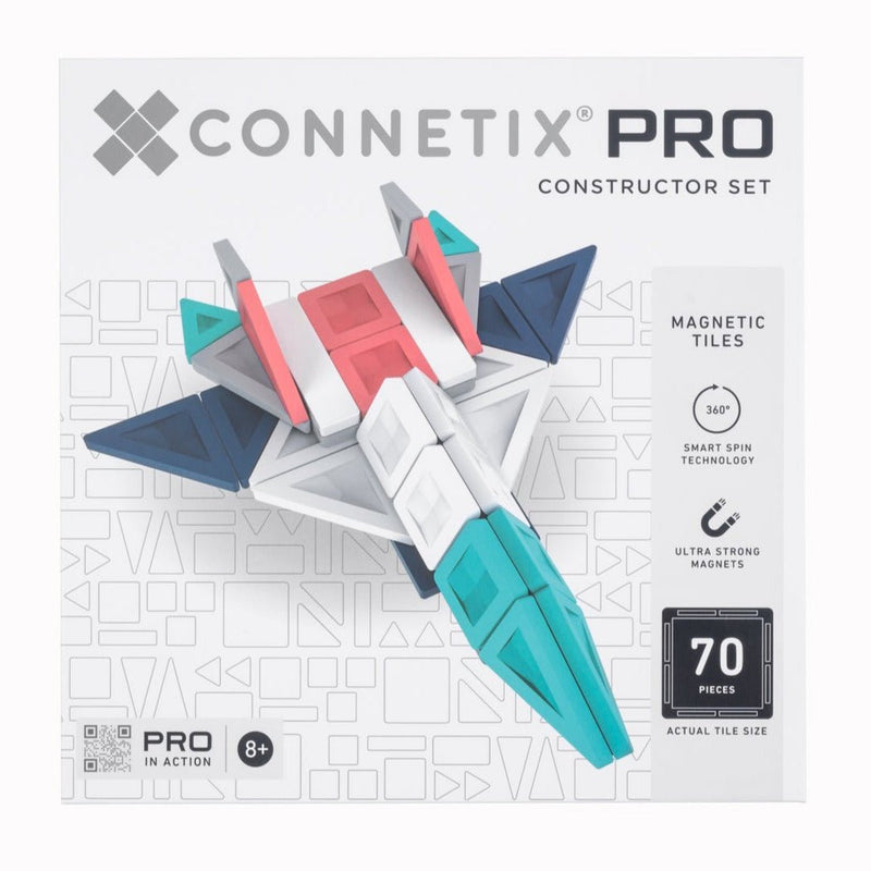 Bouwset met magneten PRO Constructor Set van 70 - Magnetische bouwspeelgoed Connetix - In den Olifant