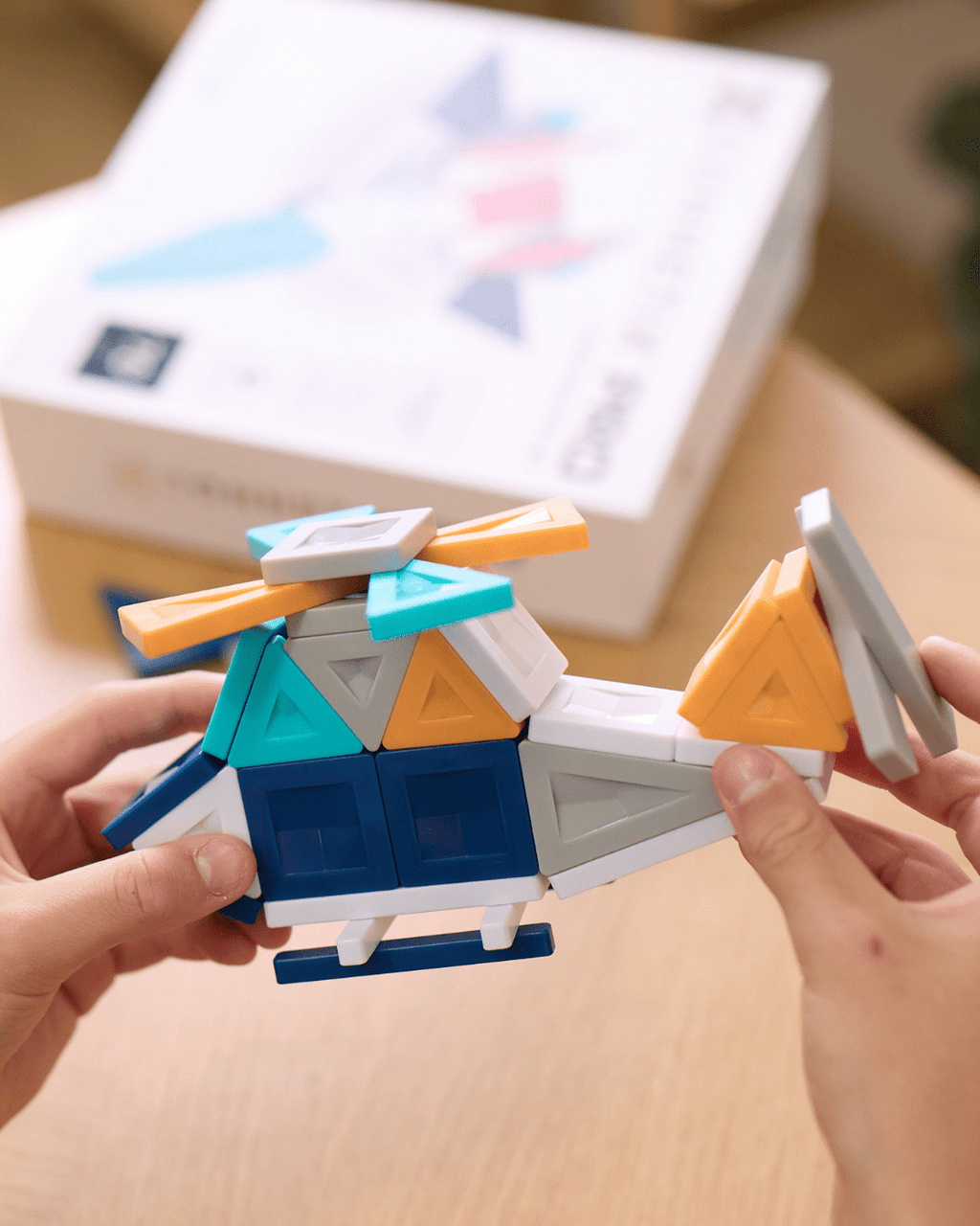 Bouwset met magneten PRO Constructor Set van 70 - Magnetische bouwspeelgoed Connetix - In den Olifant