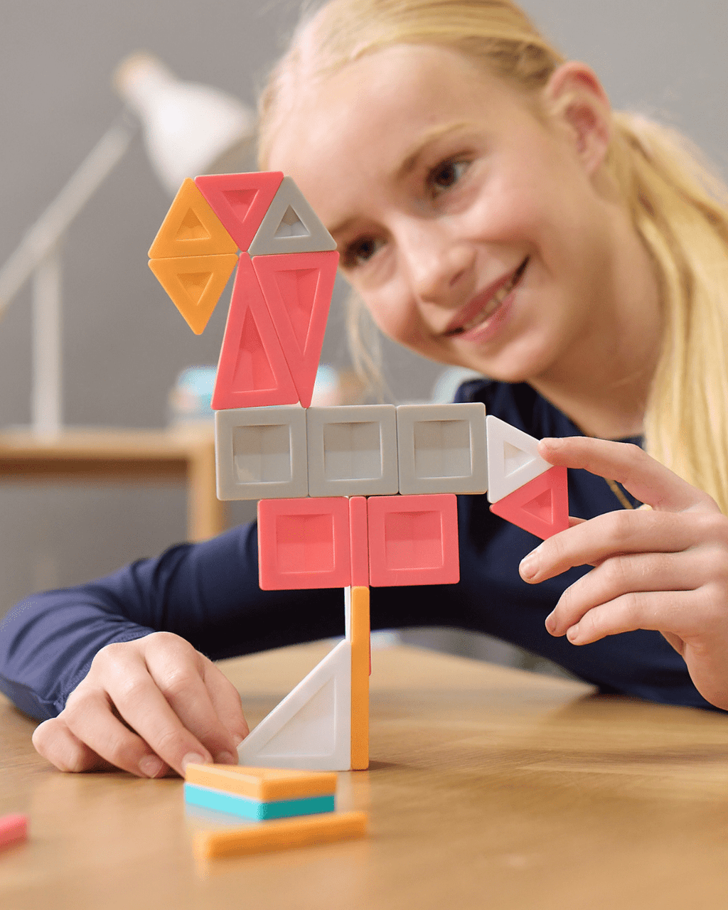 Bouwset met magneten PRO Constructor Set van 70 - Magnetische bouwspeelgoed Connetix - In den Olifant