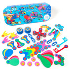 Bouwset met magneten Wheel Creator Pack - 72 onderdelen - Magnetische bouwspeelgoed Clixo - In den Olifant