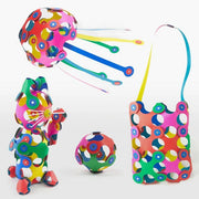 Bouwset Super Rainbow Pack - 60 onderdelen - Bouwsets Clixo - In den Olifant