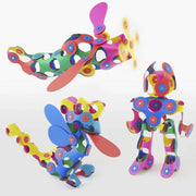 Bouwset Super Rainbow Pack - 60 onderdelen - Bouwsets Clixo - In den Olifant