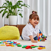 Bouwstenen Plus - Plus BIG Rainbow Mix - 100 stuks - Bouwsets Plus - Plus - In den Olifant