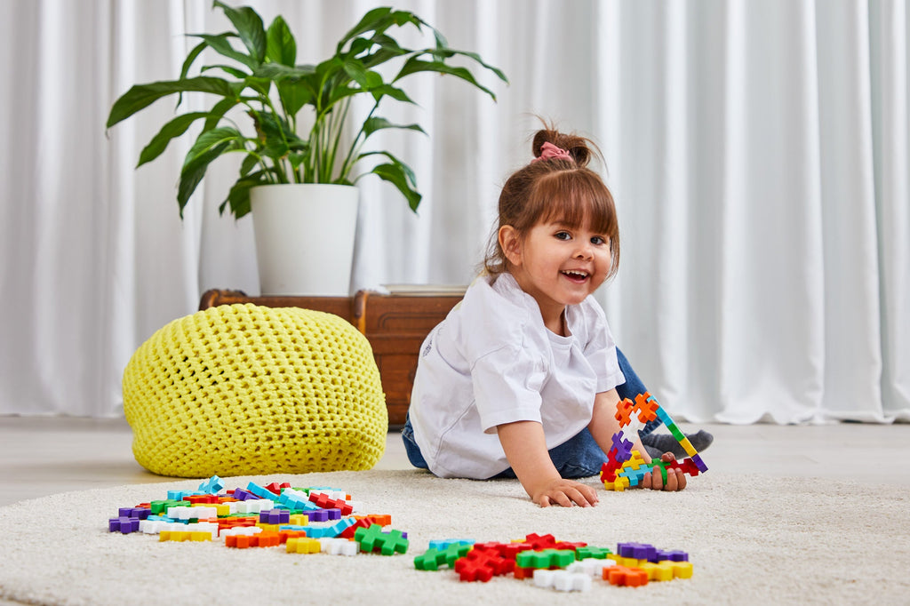 Bouwstenen Plus - Plus BIG Rainbow Mix - 100 stuks - Bouwsets Plus - Plus - In den Olifant