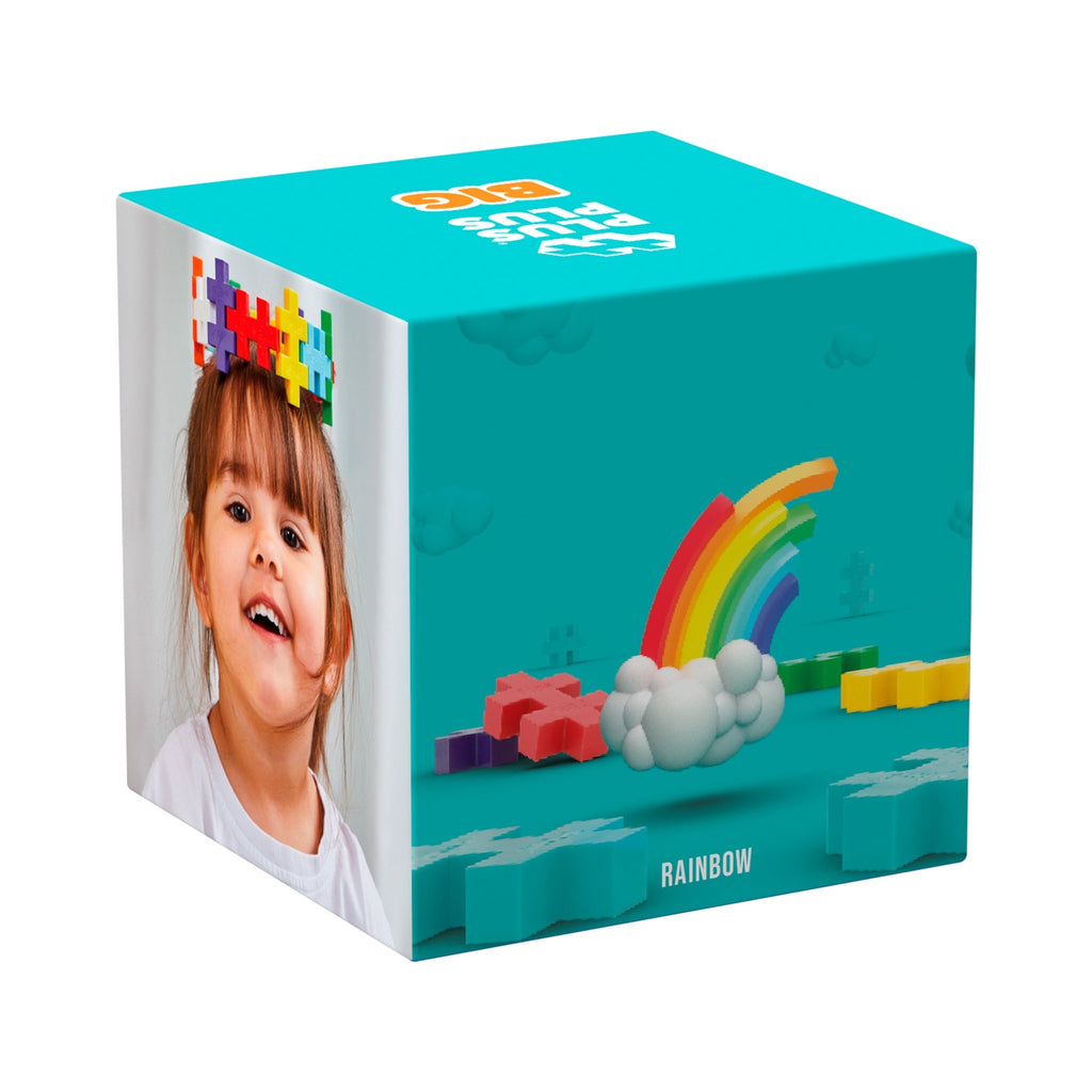 Bouwstenen Plus - Plus BIG Rainbow Mix - 100 stuks - Bouwsets Plus - Plus - In den Olifant