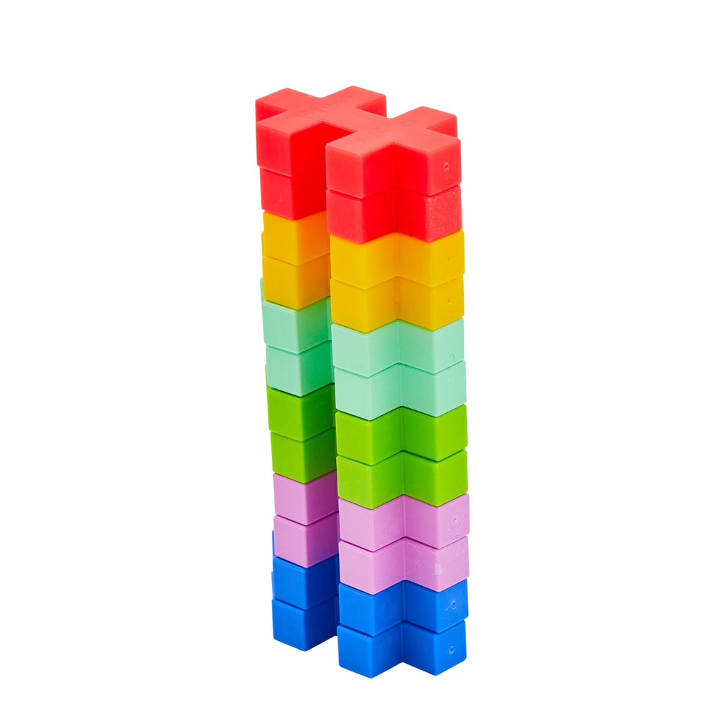 Bouwstenen Plus - Plus BIG Tropical - Tube 15 stuks - Bouwsets Plus - Plus - In den Olifant