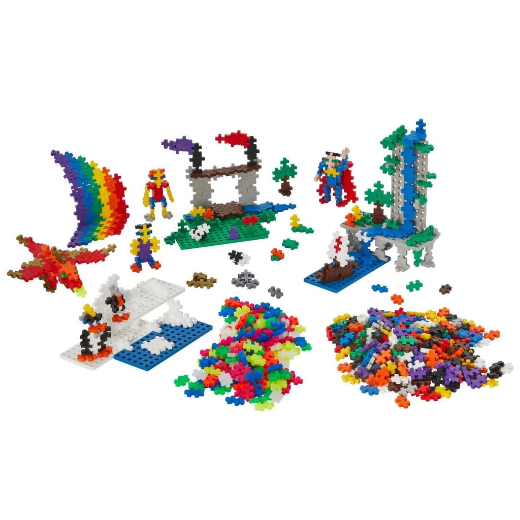 Bouwstenen Plus-Plus Learn to Build Basic Super Set - 1200 stuks - Bouwsets Plus-Plus - In den Olifant