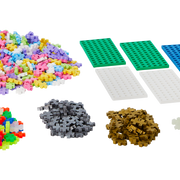 Bouwstenen Plus-Plus Learn to Build Pastel Super Set - 1200 stuks - Bouwsets Plus-Plus - In den Olifant