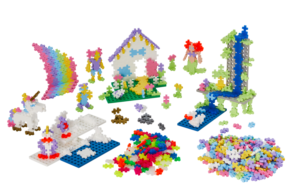 Bouwstenen Plus-Plus Learn to Build Pastel Super Set - 1200 stuks - Bouwsets Plus-Plus - In den Olifant