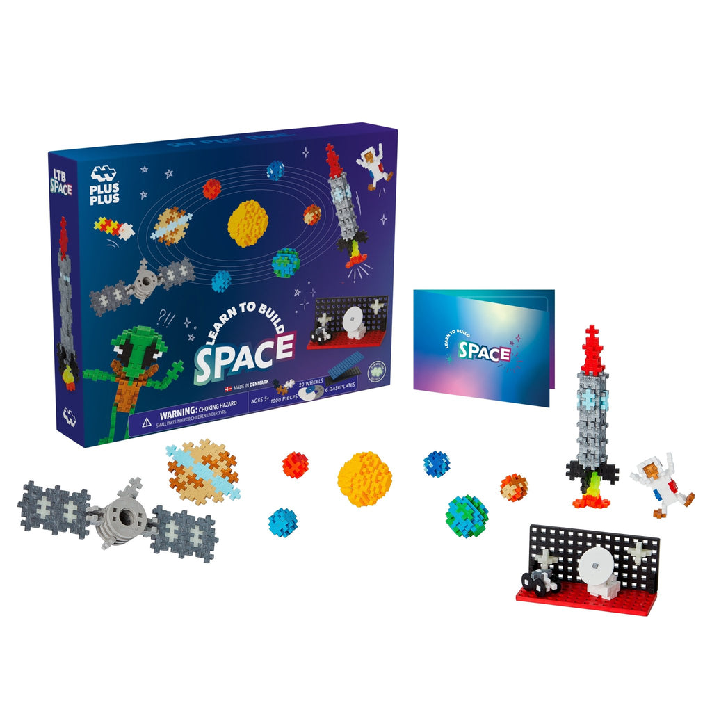 Bouwstenen Plus-Plus Learn to Build Space Super Set - 1000 stuks - Plus-Plus - In den Olifant