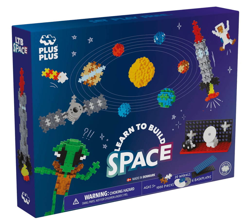 Bouwstenen Plus-Plus Learn to Build Space Super Set - 1000 stuks - Plus-Plus - In den Olifant