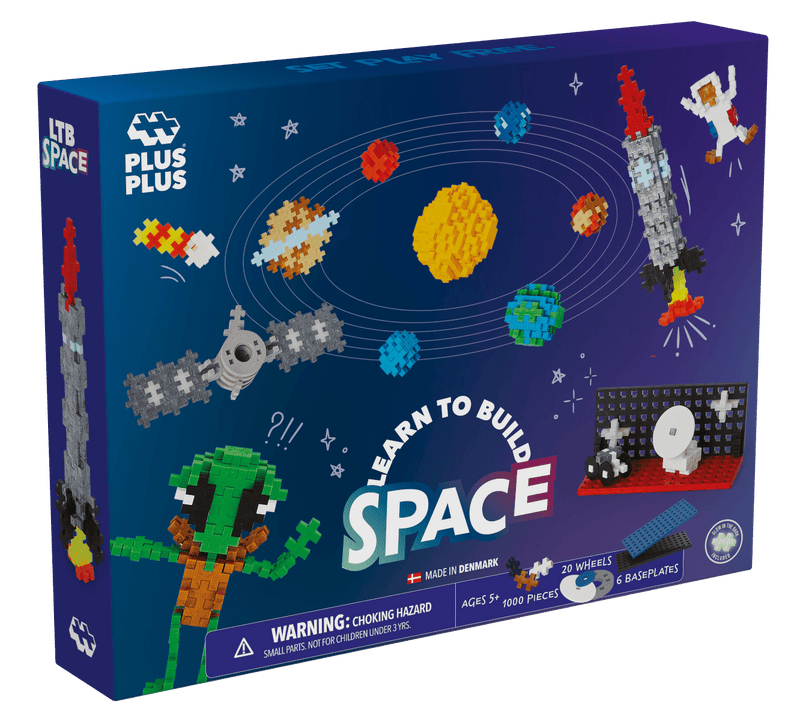 Bouwstenen Plus-Plus Learn to Build Space Super Set - 1000 stuks - Plus-Plus - In den Olifant