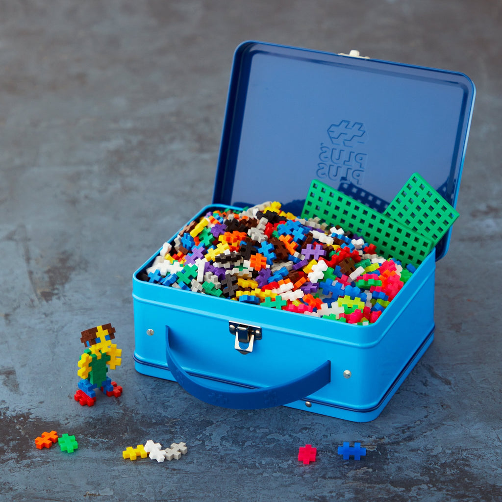 Bouwstenen Plus-Plus Metal Suitcase Basic - 600 stuks - Bouwsets Plus-Plus - In den Olifant