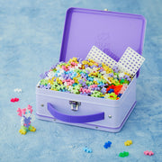 Bouwstenen Plus-Plus Metal Suitcase Pastel - 600 stuks - Bouwsets Plus-Plus - In den Olifant