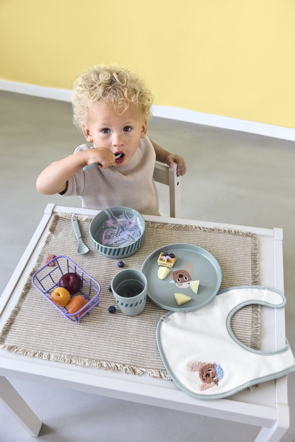 Bowl PP/Cellulose Tiny Team Dog - Aan tafel Lässig - In den Olifant