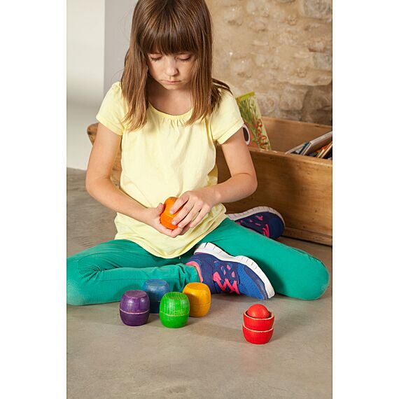 Houten Bakjes En Balletjes - Bowls & Balls