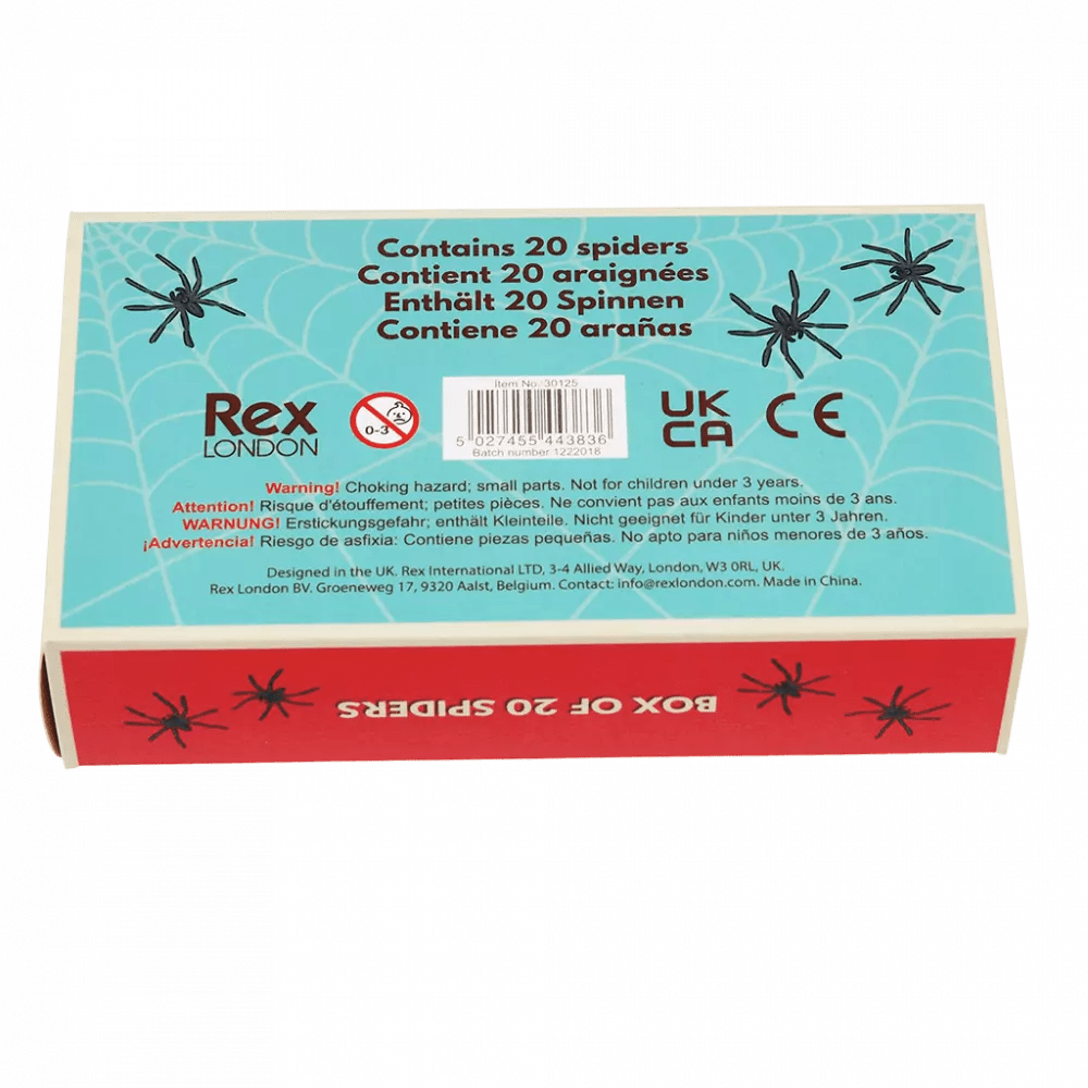 Box of 20 spiders - Speelfiguren REX London - In den Olifant