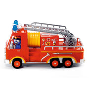 Brandweerwagen Crazy Motors - Captain Fire - Auto's en voertuigen Djeco - In den Olifant