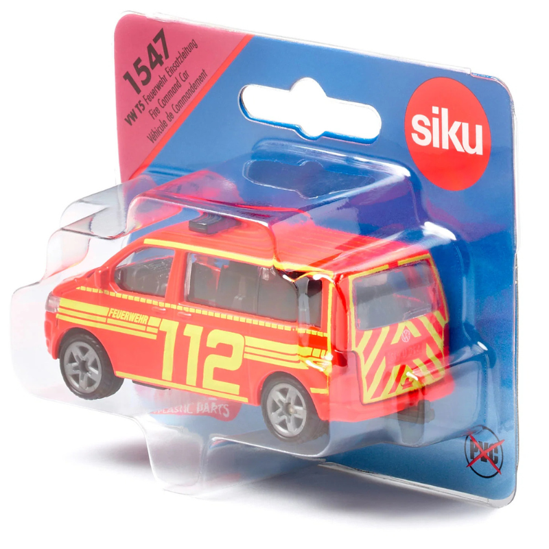 Brandweerwagen VW T5 Commandowagen - Auto's en voertuigen Siku - In den Olifant