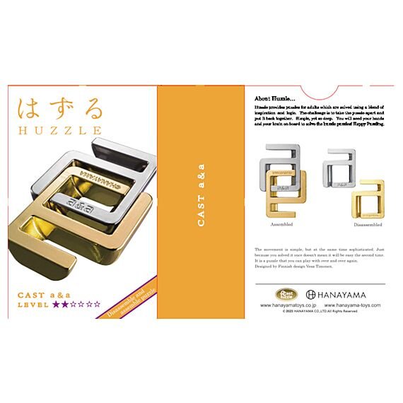 Breinpuzzel Huzzle Cast Puzzle | A&A** - Breinpuzzels en tangram Eureka - In den Olifant