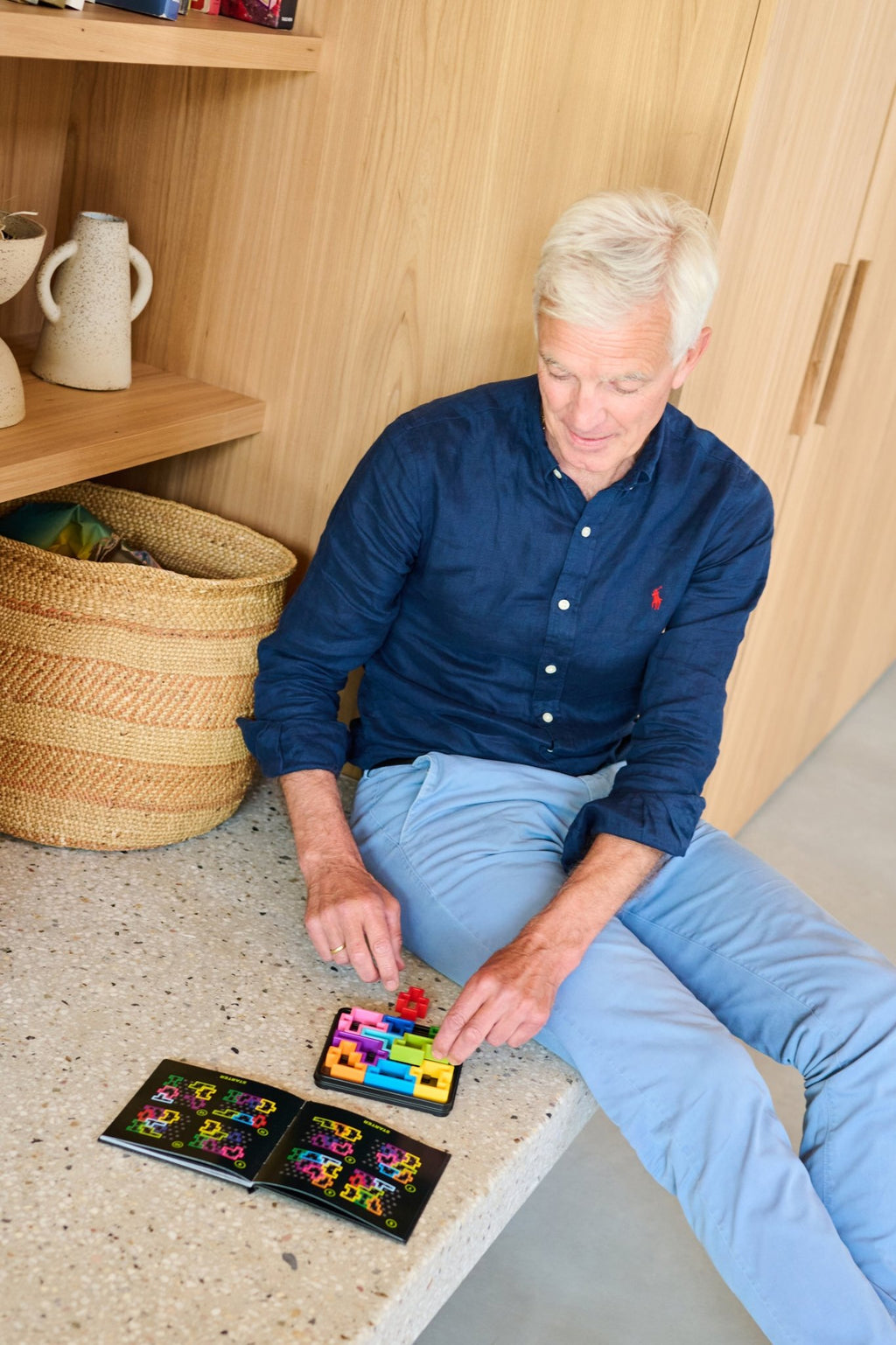 Breinpuzzel IQ Deluxe - Square - Breinpuzzels en tangram Smart - In den Olifant