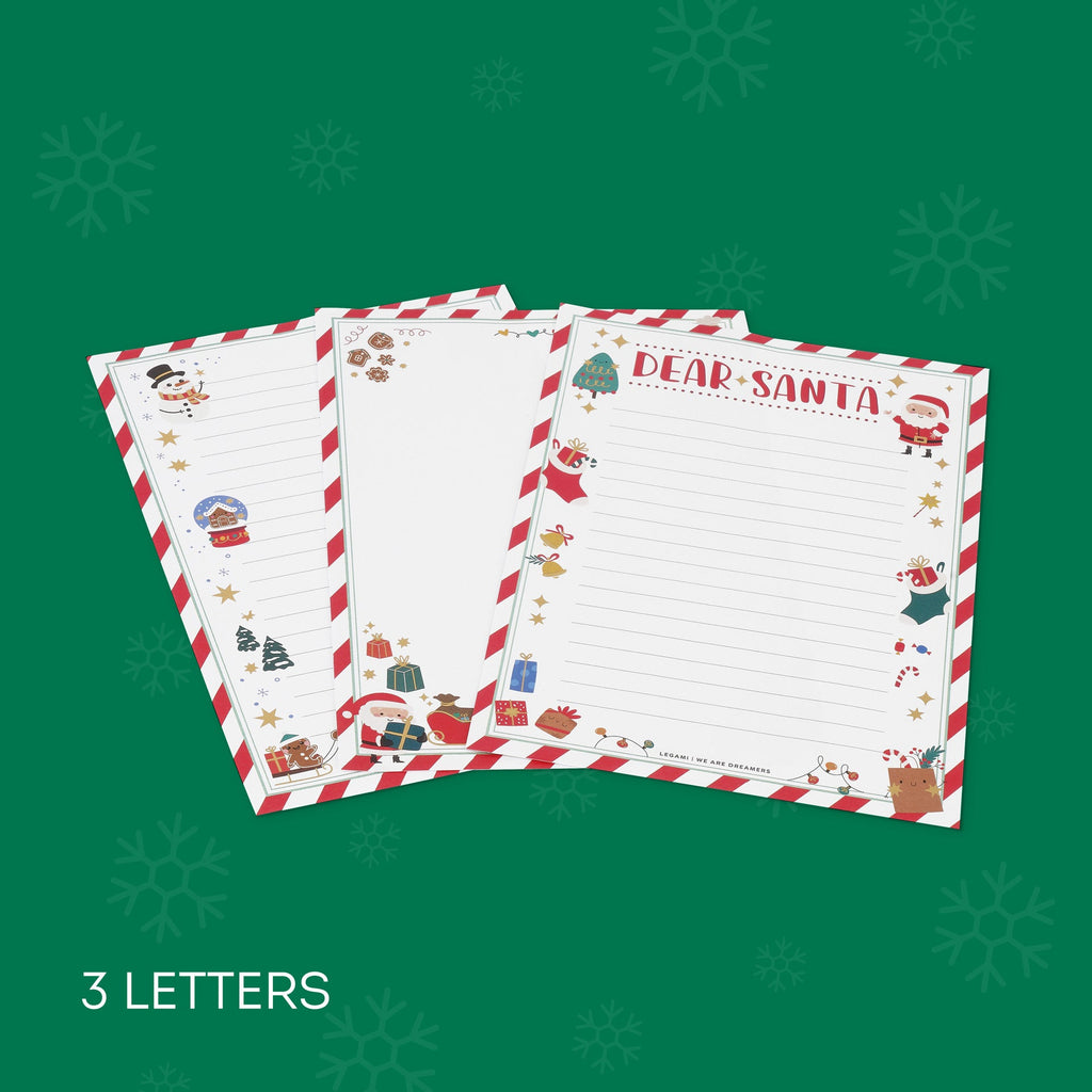 Briefpapier Santa Claus Letter Kit - Papierwaren Legami - In den Olifant