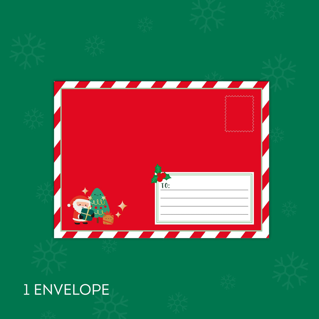 Briefpapier Santa Claus Letter Kit - Papierwaren Legami - In den Olifant