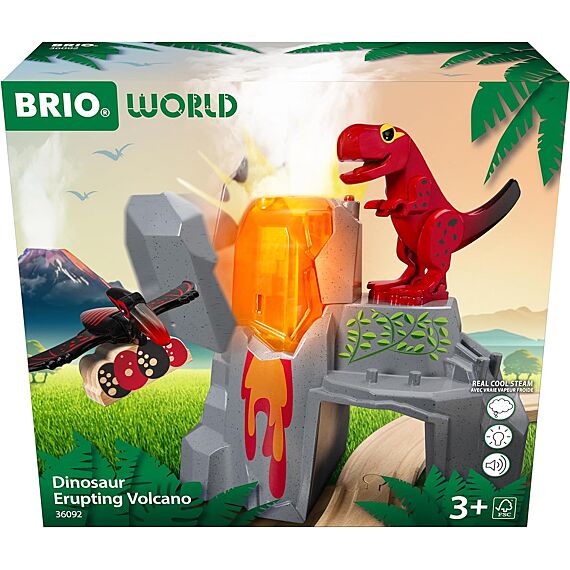 Dinosaur Erupting Volcano