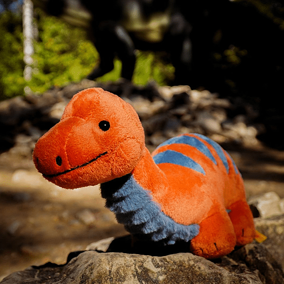 Knuffel Dino Soft Cuddly Friends Brontosaurus Orange - 28Cm